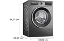 Bosch Series 6 WGG244ZCGB F/S 9kg 1400rpm Washing Machine - Graphite