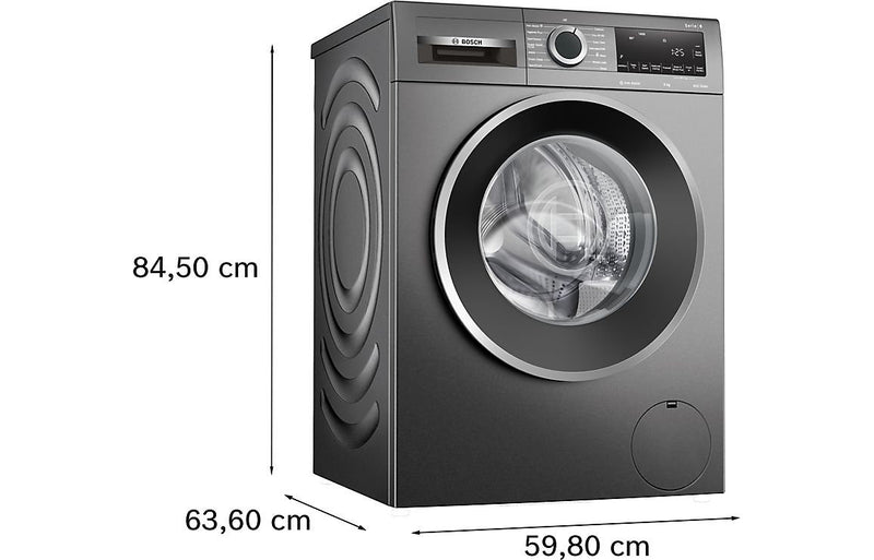 Bosch Series 6 WGG244ZCGB F/S 9kg 1400rpm Washing Machine - Graphite