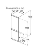 Bosch Series 2 KIN96NSE0G B/I No Frost 60/40 Fridge Freezer