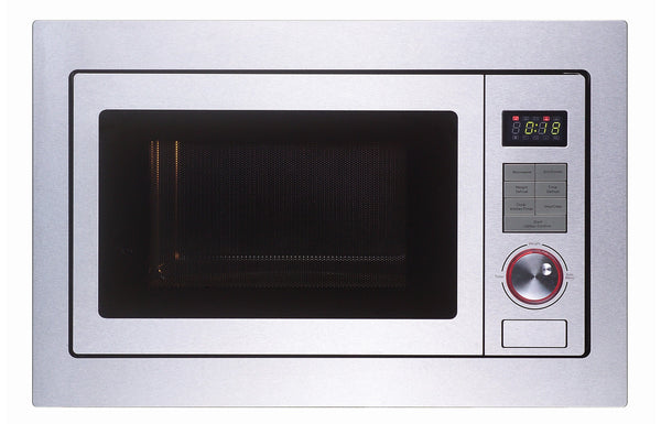 Prima LCTM25F Framed Built-in Microwave & Grill - Stainless Steel