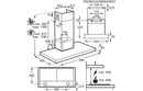 Electrolux LFT416X 60cm Chimney Hood - Stainless Steel