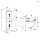 Candy F IDC X602/CA Single Electric Oven - Stainless Steel