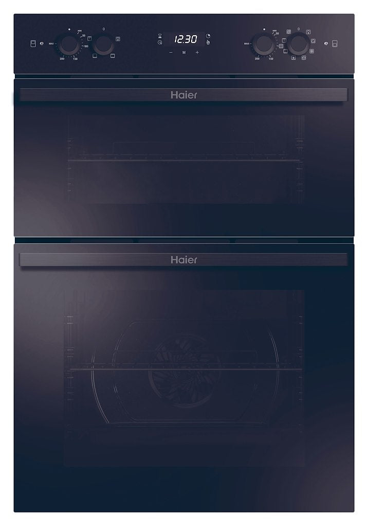 Haier HWO9M2M5B Double Electric Oven - Black