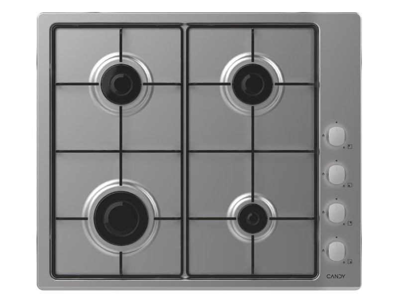 Candy CHW6LX 60cm Gas Hob - Stainless Steel