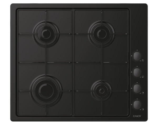 Candy CHW6LBB 60cm Gas Hob - Black