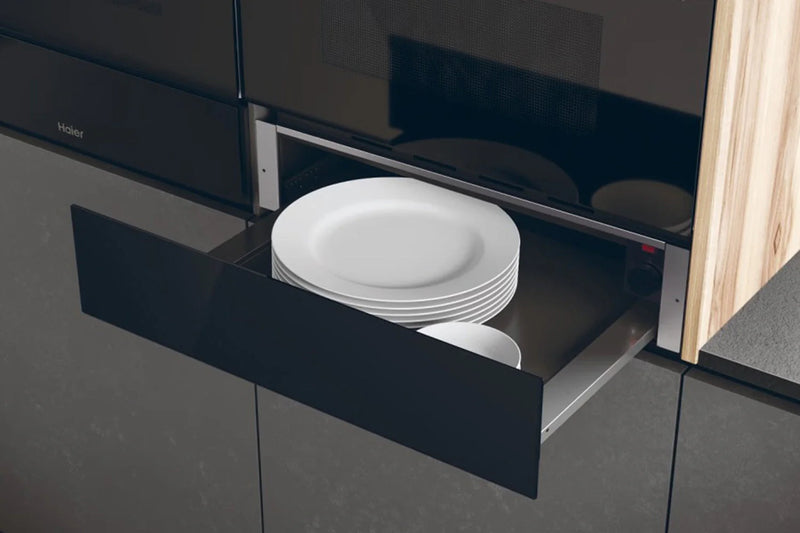 Haier HWD14ID6E 14cm Warming Drawer - Black