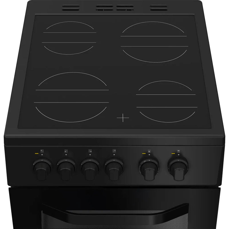 Hotpoint HTE5VCB Slim Electric Cooker - Black