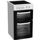 Hotpoint HTE5VCW Slim Electric Cooker - White