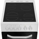 Hotpoint HTE5VCW Slim Electric Cooker - White
