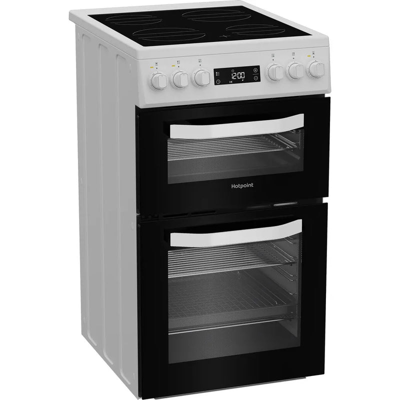 Hotpoint HDE5VDCW Slim Electric Cooker - White