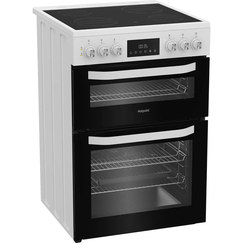 Hotpoint HDE6VDW Electric Cooker - White