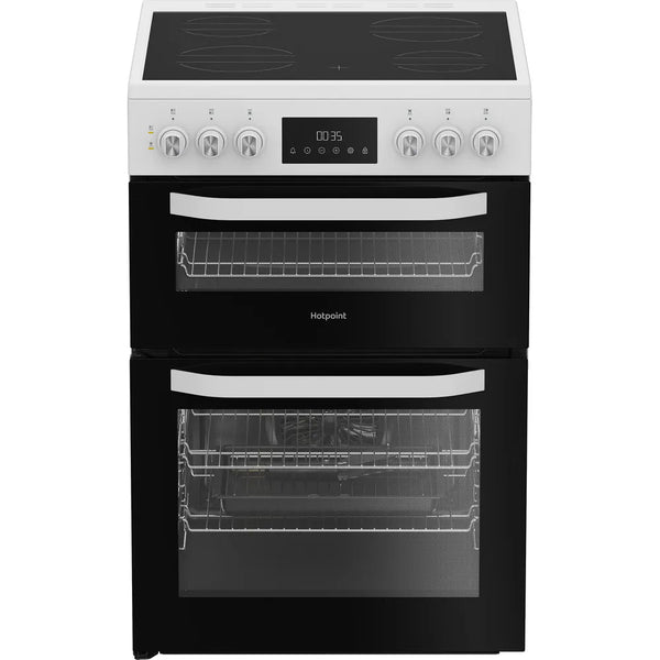 Hotpoint HDE6VDW Electric Cooker - White