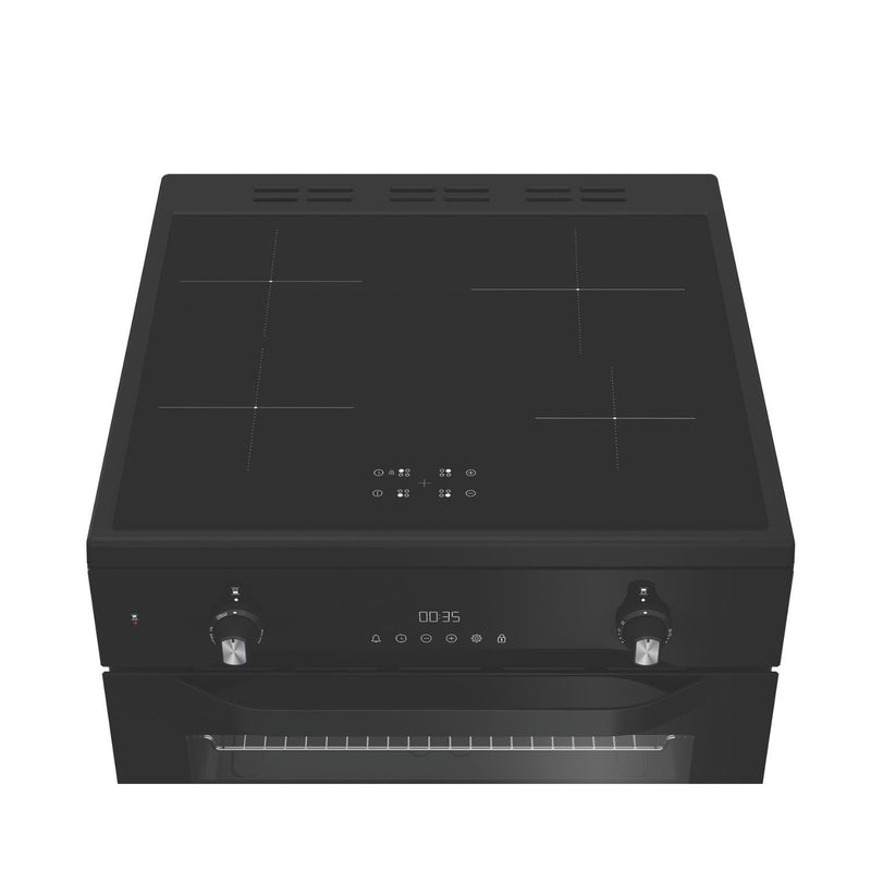 Hotpoint HDE6IDC2B Electric Cooker - Black