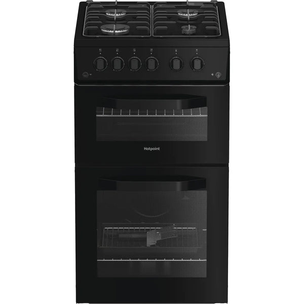 Hotpoint HTG5GCB Slim Gas Cooker - Black