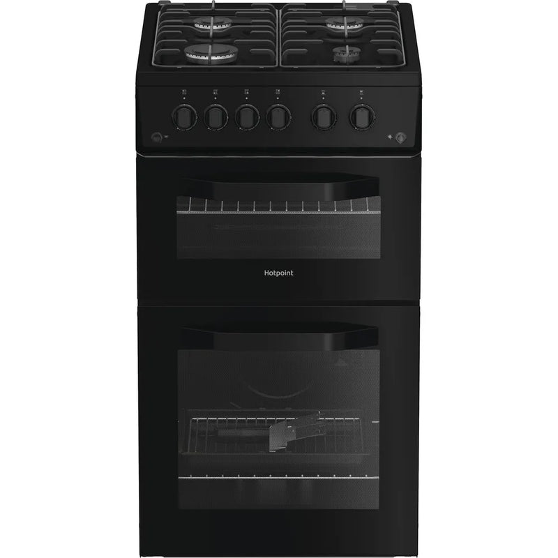 Hotpoint HTG5GCB Slim Gas Cooker - Black