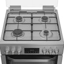 Hotpoint HDG6GDCX Gas Cooker - Stainless Steel
