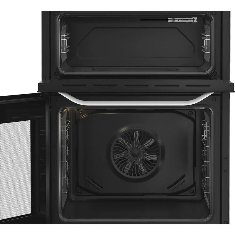 Hotpoint HDD6GDC2W Dual Fuel Cooker - White
