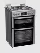 Hotpoint HDD6GDC2WX Dual Fuel Cooker - Stainless Steel