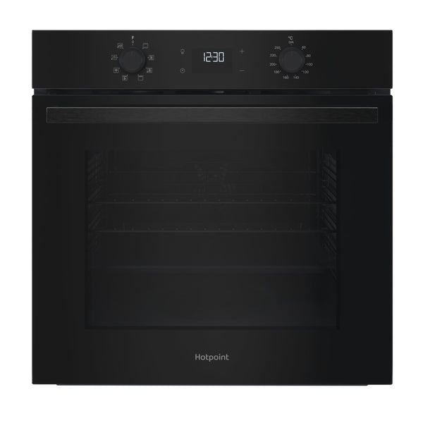 Hotpoint HO3 K55C B UK Single Electric Oven - Black