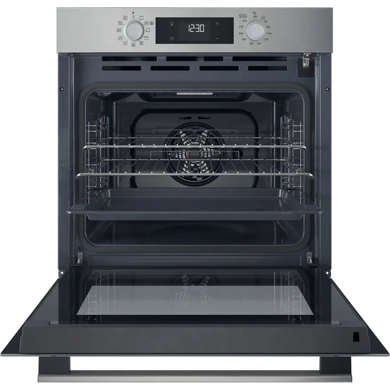 Hotpoint HO 278P X UK Single Pyrolytic Oven - Black