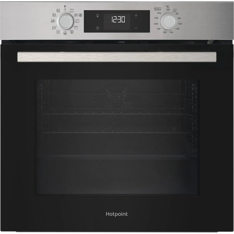 Hotpoint HO 278P X UK Single Pyrolytic Oven - Black