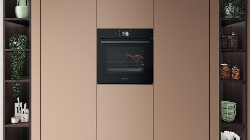 Hotpoint HOI98FPT2SBUK Single Pyrolytic Oven - Black