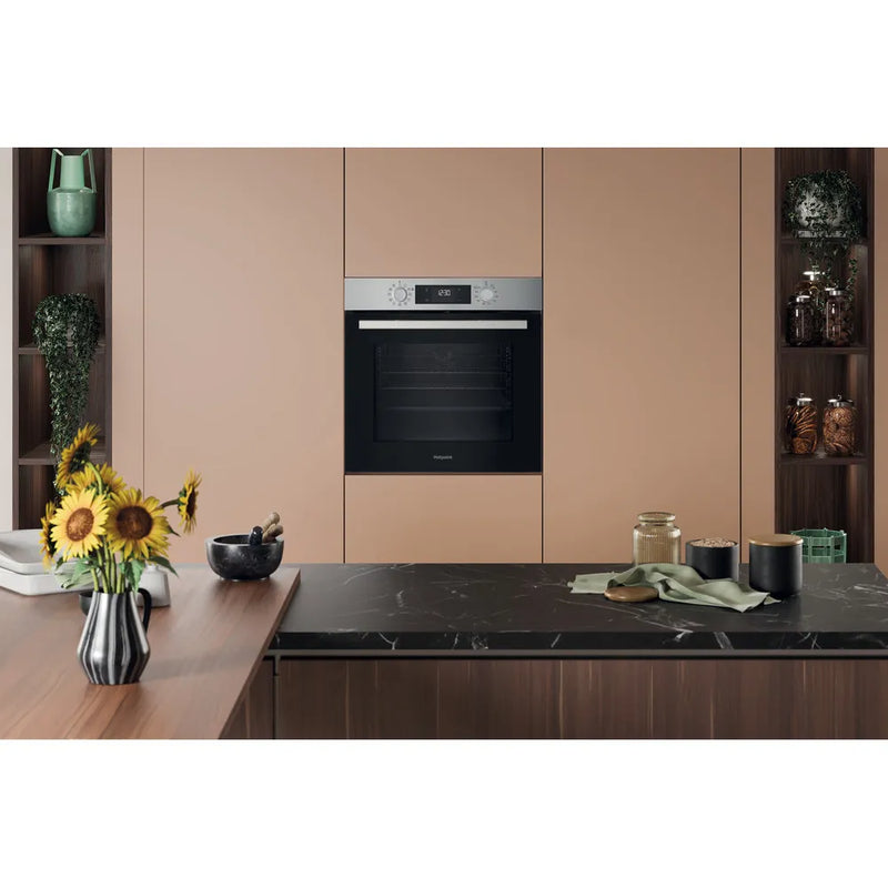 Hotpoint HOM 258H X UK Single Electric Oven - Stainless Steel