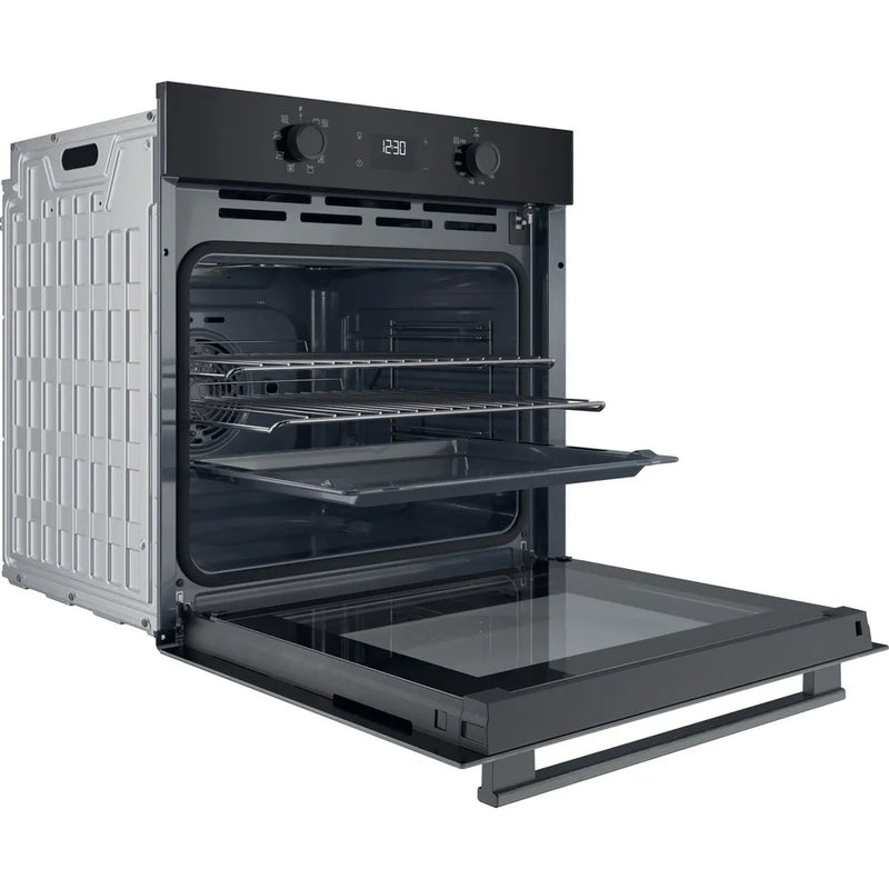 Hotpoint HO 475P B UK Single Pyrolytic Oven - Black