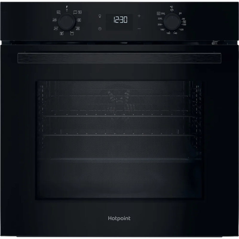 Hotpoint HO 475P B UK Single Pyrolytic Oven - Black