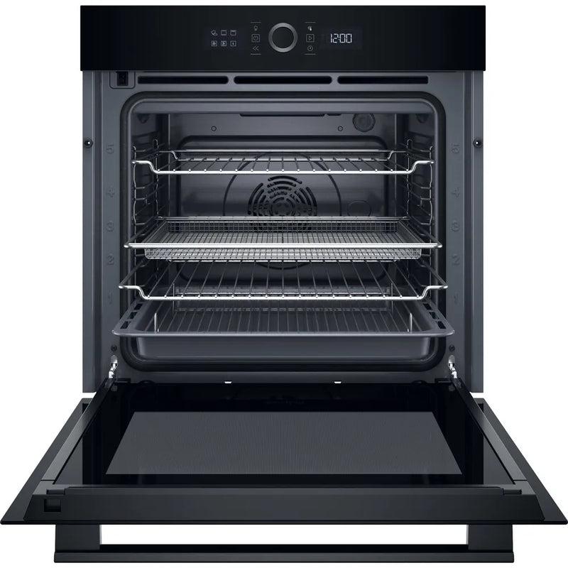 Hotpoint HOI4S8PM0BUK Single Pyrolytic Oven - Black