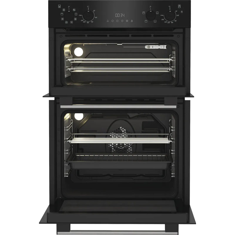 Hotpoint DIH 82G B Double Electric Oven - Black