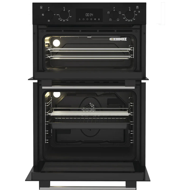 Hotpoint DIH 10D B Double Electric Oven - Black