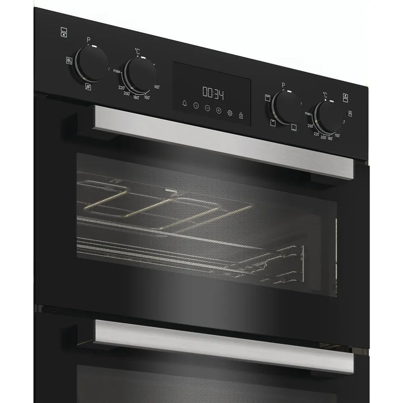 Hotpoint DIH 10D B Double Electric Oven - Black