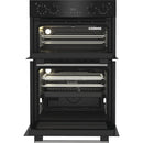 Hotpoint DIH 82G1A B Double Electric Oven - Black