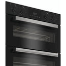 Hotpoint DUH 10D B Built Under Double Electric Oven - Black