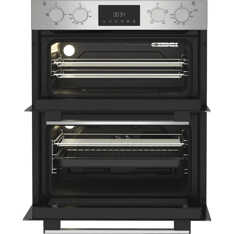 Hotpoint DUH 10D IX Built Under Double Electric Oven - Stainless Steel