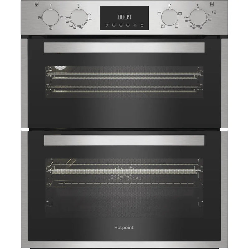 Hotpoint DUH 10D IX Built Under Double Electric Oven - Stainless Steel
