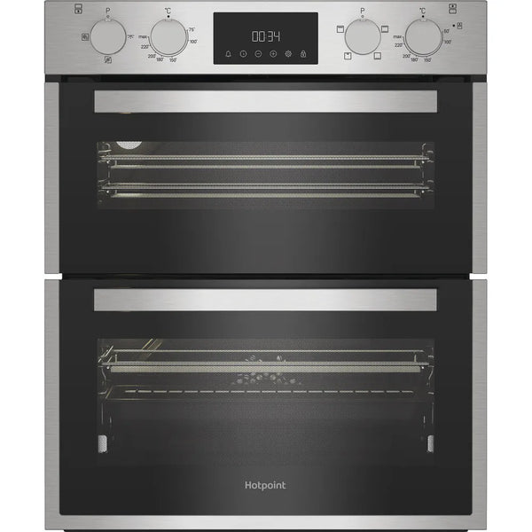 Hotpoint DUH 12D1 IX Built Under Double Electric Oven - Stainless Steel