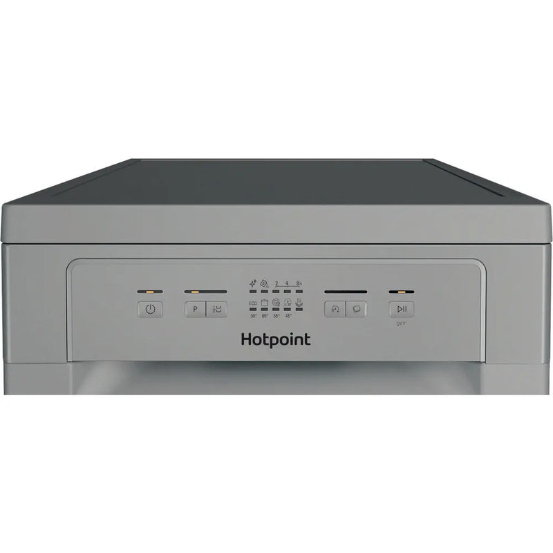 Hotpoint HP2FE10CS90SUK F/S 10 Place Slim Dishwasher - Silver