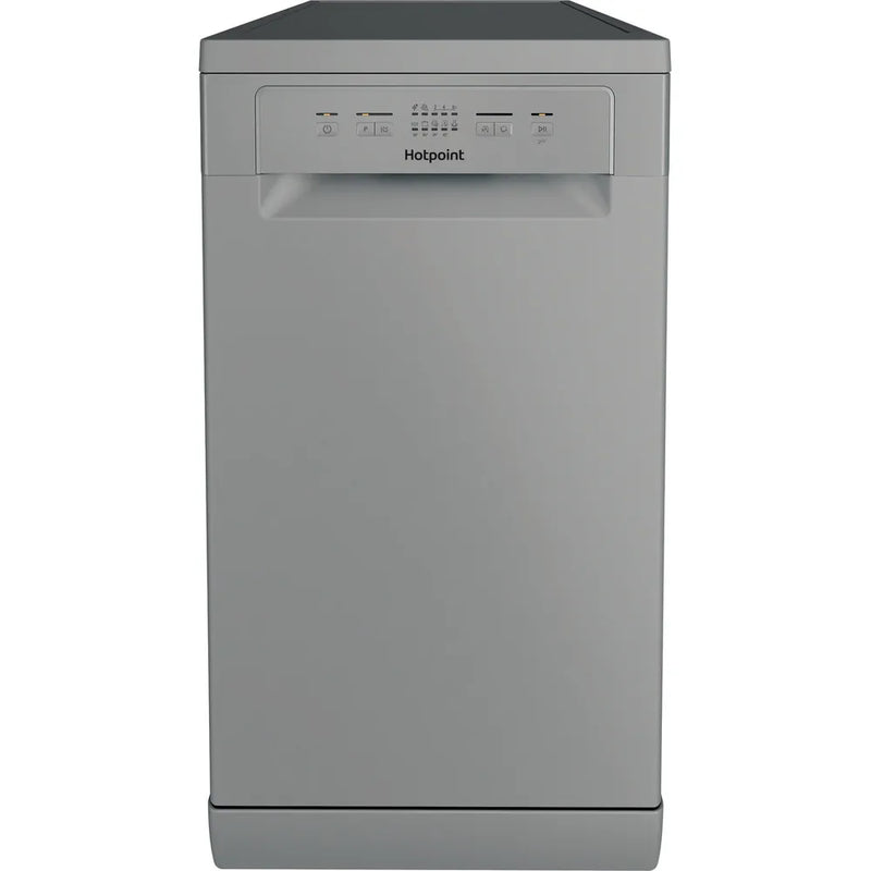 Hotpoint HP2FE10CS90SUK F/S 10 Place Slim Dishwasher - Silver
