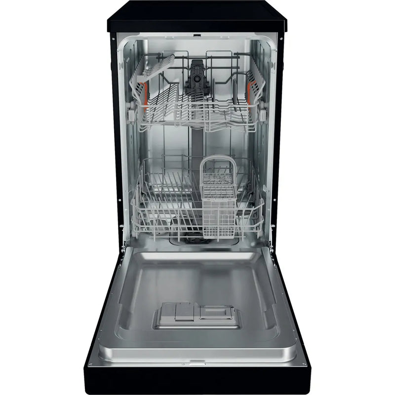 Hotpoint HP2FE10CS90BUK F/S 10 Place Slim Dishwasher - Black