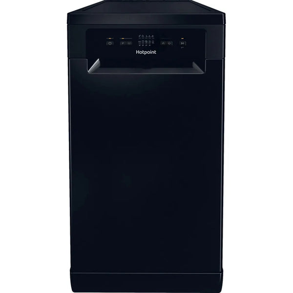 Hotpoint HP2FE10CS90BUK F/S 10 Place Slim Dishwasher - Black