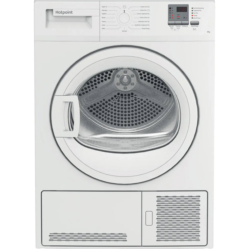 Hotpoint C HD C82 WWGD UK F/S 8kg Condenser Dryer - White