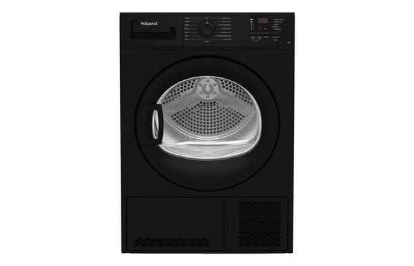 Hotpoint C HD C92 BBGD UK F/S 9kg Condenser Dryer - Black