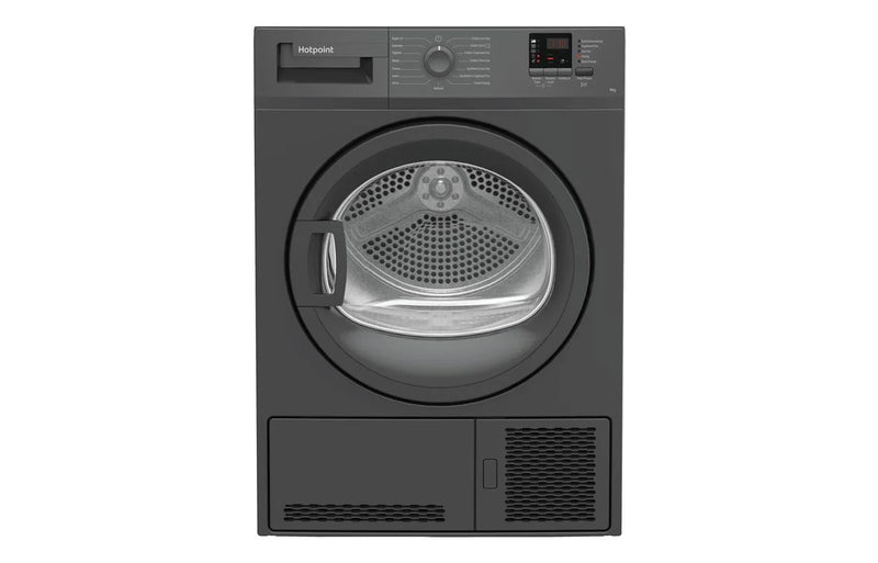 Hotpoint C HD C92 GGGD UK F/S 9kg Condenser Dryer - Graphite