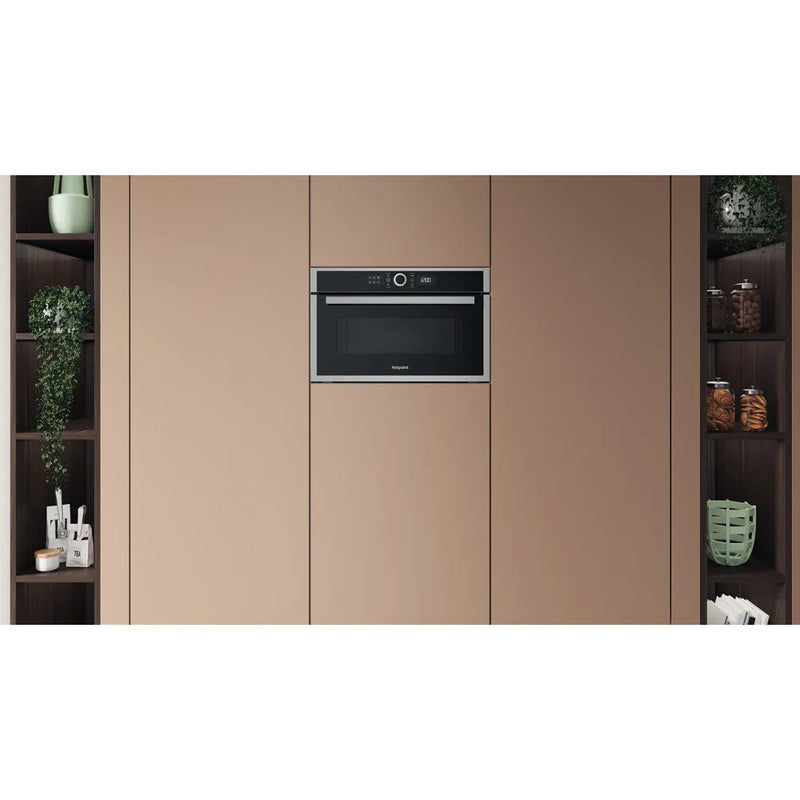 Hotpoint HMD44MXUK B/I 1000W Microwave & Grill - Stainless Steel