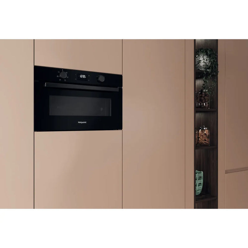 Hotpoint HPD254CRBUK B/I 1000W Microwave & Grill - Black
