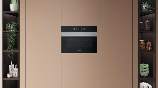 Hotpoint HMW57HMXUK B/I 900W Combination Microwave - Stainless Steel