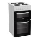 Indesit ITE5EMW Slim Double Electric Cooker - White