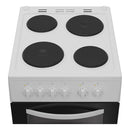 Indesit ITE5EMW Slim Double Electric Cooker - White
